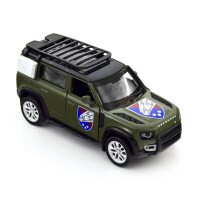 Автомодель &quot;Шевроны Героев&quot; Land Rover Defender 110 &quot;25 ОПДБр&quot; TechnoDrive 250289M Темно-зеленый (6900007377195)  Фото №6
