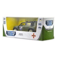Автомодель &quot;Шевроны Героев&quot; Land Rover Defender 110 &quot;25 ОПДБр&quot; TechnoDrive 250289M Темно-зеленый (6900007377195)  Фото №8