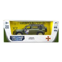 Автомодель &quot;Шевроны Героев&quot; Land Rover Defender 110 &quot;25 ОПДБр&quot; TechnoDrive 250289M Темно-зеленый (6900007377195)  Фото №9