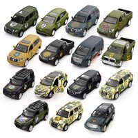 Автомодель &quot;Шевроны Героев&quot; Toyota Land Сruiser &quot;Рубеж&quot; TechnoDrive KM6010 Темно-серый (6974465201835)  Фото №1