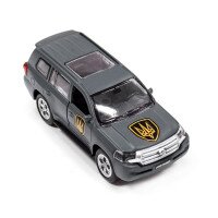 Автомодель &quot;Шевроны Героев&quot; Toyota Land Сruiser &quot;Рубеж&quot; TechnoDrive KM6010 Темно-серый (6974465201835)  Фото №11