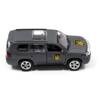 Автомодель &quot;Шевроны Героев&quot; Toyota Land Сruiser &quot;Рубеж&quot; TechnoDrive KM6010 Темно-серый (6974465201835)  Фото №10