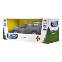 Автомодель &quot;Шевроны Героев&quot; Toyota Prado &quot;Кара-Даг&quot; TechnoDrive KM6189 Темно-серый (6974465201897)  Фото №2