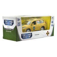 Автомодель &quot;Шевроны Героев&quot; Toyota Prado &quot;Хартия&quot; TechnoDrive KM6188 Хаки (6974465201880)  Фото №4