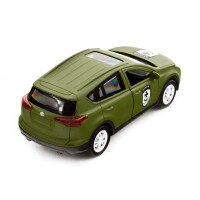 Автомодель &quot;Шевроны Героев&quot; Toyota RAV4 &quot;Ураган&quot; TechnoDrive KM6198 Темно-зеленый (6974465201873)  Фото №9