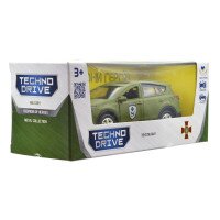 Автомодель &quot;Шевроны Героев&quot; Toyota RAV4 &quot;Ураган&quot; TechnoDrive KM6198 Темно-зеленый (6974465201873)  Фото №4