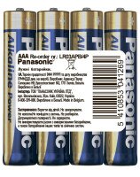 Купити Батарейка PANASONIC ААА LR03/4sh Alkaline Power (5410853041269) Артикул: 5410853041269 Фото мініатюра № 1