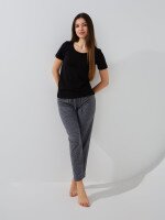 Купити Білизна-футболка жіноча OZKAN 25284 2XL Чорний Артикул: 2000999405334 Фото мініатюра № 2