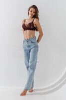 Бюcтгальтер Onita de Mas 8661 75B Бордовий  Фото №0
