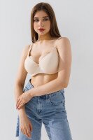 Бюстгалтер Donafen 6820 80D Бежевый  Фото №0