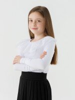 Блуза для девочки Perix 5013 140 см Белый (2000990479839D)(SC)  Фото №0