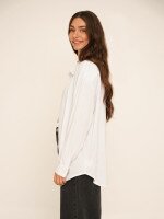 Блуза однотонная женская LAWA WBC02408 L Белый  Фото №2