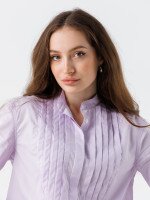 Блуза однотонная женская LAWA WTC02366 XS Лиловый  Фото №1