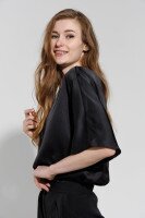 Блуза однотонная женская LEFON 71329 36 Черный (2000990424396A)  Фото №0