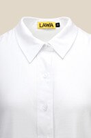 Блуза однотонная женская LAWA WBC02408 L Белый  Фото №5