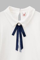 Блуза трикотажная для девочки Vio Faloni 3328 152 см Белый (2000990495549D)  Фото №6