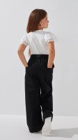 Купити Блуза трикотажна для дівчинки Aura Style 863 116 см Молочний Артикул: 2000999197840 Фото мініатюра № 6