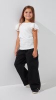 Купити Блуза трикотажна для дівчинки Aura Style 863 116 см Молочний Артикул: 2000999197840 Фото мініатюра № 4