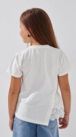 Блуза трикотажная для девочки Aura Style 864 116 см Молочный  Фото №2