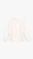 Блуза трикотажная для девочки Aura Style 866 122 см Молочный  Фото №2