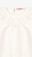 Блуза трикотажная для девочки Aura Style 866 122 см Молочный  Фото №0