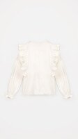 Блуза трикотажна для дівчинки Aura Style 868 116 см Молочний  Фото №2
