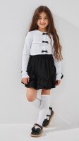 Блуза трикотажная для девочки MyChance 2580 128 см Белый  Фото №0