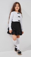 Блуза трикотажная для девочки MyChance 2580 128 см Белый  Фото №1