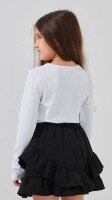 Блуза трикотажная для девочки MyChance 2580 128 см Белый  Фото №2