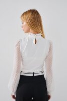Блуза трикотажна для дівчинки Vio Faloni 3252 152 см Молочний (2000990495624D)(SC)  Фото №2