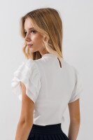 Блуза трикотажная для девочки Vio Faloni 3324 152 см Молочный (2000990495266S)(SC)  Фото №2