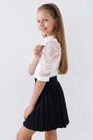 Блуза трикотажная для девочки Vio Faloni 3330 122 см Белый (2000990495143S)  Фото №1