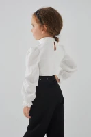 Блуза трикотажная для девочки Vio Faloni 3341 134 см Молочный (2000990495419D)(SC)  Фото №1