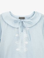 Купить Блуза с принтом женская GENUA G01104-0014 S Голубой Артикул: 2000999600302 Миниатюра фотографии № 2