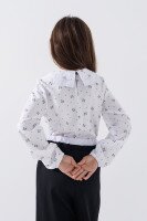 Блуза с узором для девочки MyChance 2414 140 см Белый (2000990618993D)(SC)  Фото №3