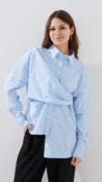Купить Блузка с узором женская LAWA WTC02464 S Голубой Артикул: 2000999509537 Миниатюра фотографии № 1