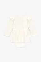 Боди-лодочка с юбочкой для девочки Baby Life B-935 80 см Молочный  Фото №3