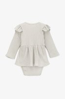 Боди-лодочка с юбочкой для девочки Baby Life B-935 80 см Серый  Фото №3