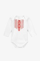 Боди для малышей Baby Life 929 68 см Бело-красный (2000990742384D)