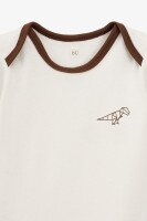 Бодi-човник для малюків Baby Life 3-05 68 см Молочний  Фото №0