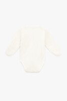 Боди на запах Baby Life 3-06 56 см Молочный  Фото №3