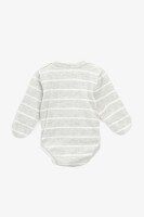 Боді на запах для малюків Baby Life 907 56 см Сірий  Фото №0