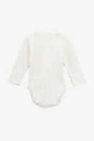 Боді на запах для малюків Baby Life P-907 62 см Молочний  Фото №4