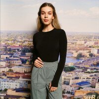 Боді однотонний жіночий LAWA WBC02452 M Чорний