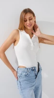 Боди однотонный женский Poncik 25106 S Молочный