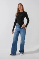 Боди однотонный женский LAWA WBC02452 XL Черный  Фото №0