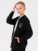 Бомбер однотонный для мальчика Cegisa 2831 122 см Черный  Фото №1
