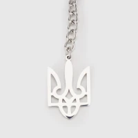 Брелок Герб Украины серебро серебро вел Разноцветный (2000990231581А)  Фото №0
