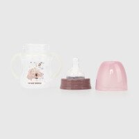Бутылочка антиколиковая Canpol Babies 35/236_pin Easystart Sleepy Koala с широким отверстием 120 мл Розовый (2000990204158)  Фото №1