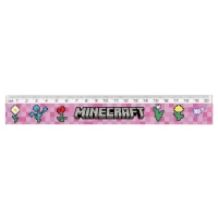Линейка &quot;Minecraft. Spring&quot; Yes 370684 20 см Розовый